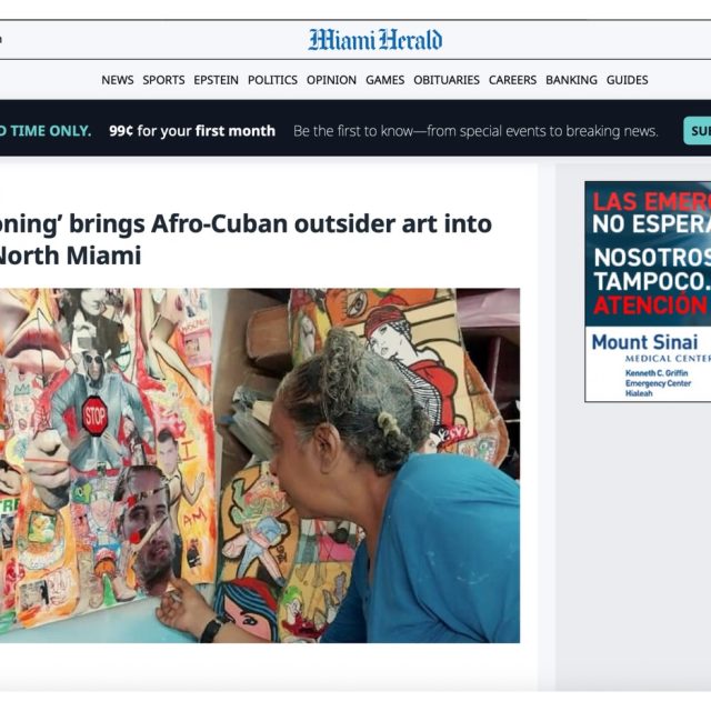 The Miami Herald has just turned its attention to “No Seasoning.”
In his article, cultural journalist Miguel Sirgado highlights this exhibition presented at Copperbridge Foundation and curated by Elvia Rosa Castro—a show that brings us closer to the world of outsider art and to artists whose voices emerge from profound experiences of life, identity, and creation.
More than an exhibition, No Seasoning opens a conversation about creativity, authenticity, and the many ways art can emerge beyond traditional circuits.
We invite you to read the article and visit the exhibition.
🔗 The link to the full article is in our bio.
📍Copperbridge Foundation, 12500 NE 4th Ave, North Miami.
Gallery Hours
📆 Monday – Friday
⏱️ 10:00 AM – 6:00 PM
#art #copperbridgefoundation #exhibits #miamiherald